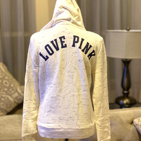VS PINK FULL ZIP HOODIE - NEW ONLINE PACKAGING - Picture 4 of 6